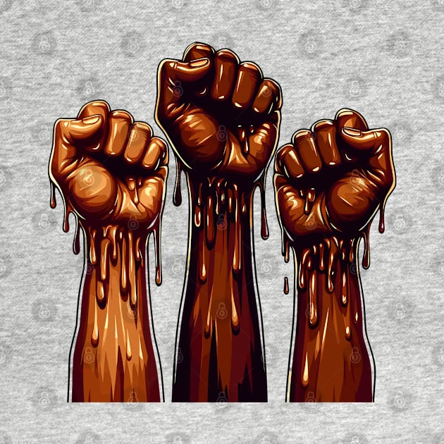 Black History Fists by Graceful Designs